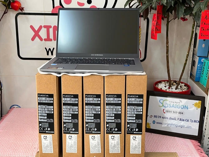 Laptop ASUS ExpertBook P1 P1403CVA-C5H16-63WS (Core 5 210H | 16GB | 512GB | Intel Graphics | 14.0inch FHD | Win11 | Office | Xám)