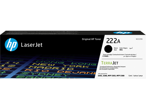Mực in HP 222A Black Original LaserJet Toner Cartridge (W2220A)