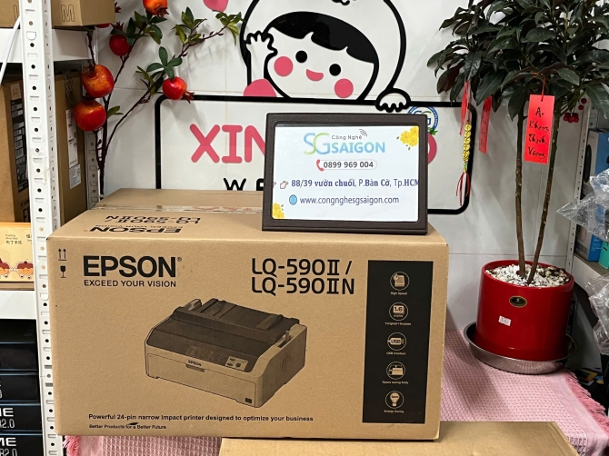 Máy in kim EPSON LQ-590II (In kim| A4| A5| USB| Parallel)