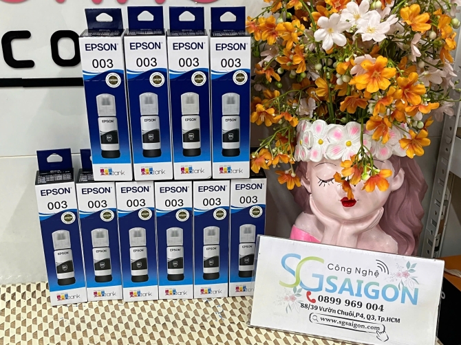 Mực hộp máy in phun Epson C13T00V100 - Màu Đen