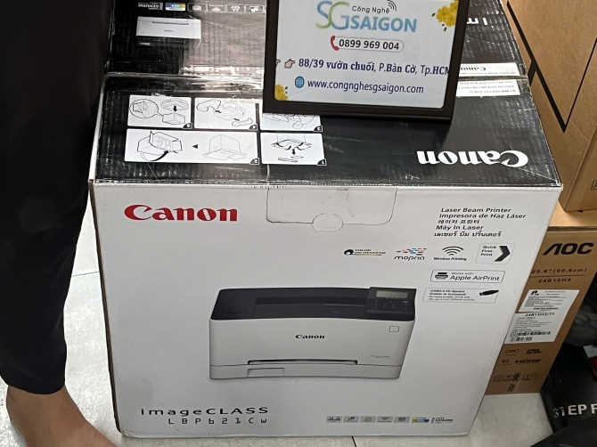 Máy In Laser Màu Canon LBP 621CW (In WiFi) - Nhập Khẩu