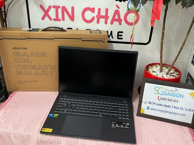 Laptop ASUS Gaming V16 V3607VU-RP192W (Core™ 5 210H | 16GB | 512GB | RTX 4050 6GB | 16inch WUXGA 144Hz | Win 11 | Đen)