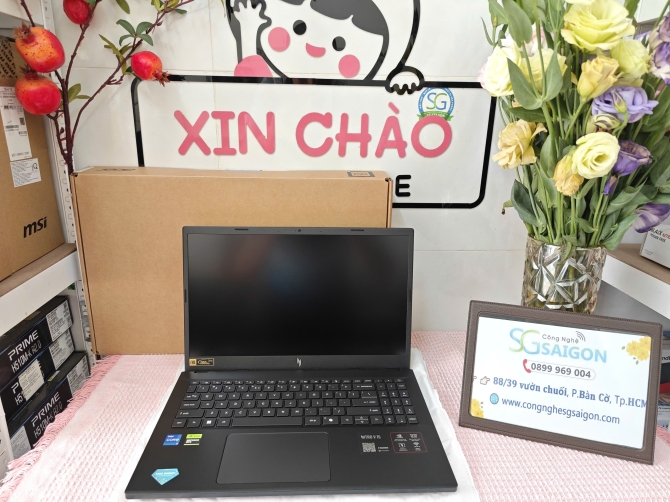 Laptop Acer Gaming Nitro ProPanel ANV15-52-59RR NH.QZ9SV.005 (Core 5 210H | 16GB | 512GB | RTX 5050 | 15.6 inch FHD 180Hz | Win 11 | Đen)