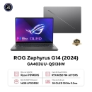 Laptop Asus Gaming ROG Zephyrus GA403UU-QS138W (R9 8945HS/ RAM 16GB/ SSD 1TB/ 14 3K Oled/ RTX4050 6GB/ Win11/ Xám)