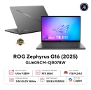 Laptop Asus Gaming ROG Zephyrus G16 GU605CM-QR078W (Intel Core Ultra 9 285H | RTX 5060 8GB | 16 inch 2.5K OLED 240Hz | 32GB | 1TB | Win 11 | Xám)