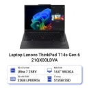 Laptop Lenovo ThinkPad T14s Gen 6 21QX00LDVA (Ultra 7 258V | 32GB | 512GB | Intel Arc Graphics 140V | 14.0inch WUXGA | NoOS | Đen)