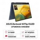 Laptop Asus Zenbook 14 Flip OLED UP3404VA-KN038W (Intel Core i5-1340P/ RAM 16GB/ SSD 512GB / Intel Iris Plus/ 14.0-inch OLED WQXGA+/ Win 11/ Xanh)