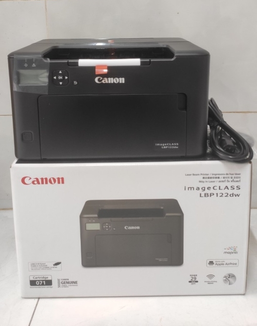 Máy In Laser Trắng Đen Đơn Năng Canon LBP 122DW (In đảo mặt/ A4/ A5/ USB/ LAN/ WIFI) - Chính Hãng