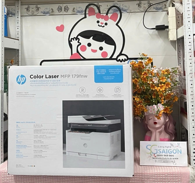 Máy In Laser Màu Đa Năng HP 179fnw - 4ZB97A (In/ Scan ADF 1 Mặt/ Copy/ Fax/ A4/ USB/ LAN/ WIFI) – Chính Hãng