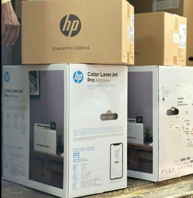 Máy In Laser Màu HP 255DW 7KW64A (In đảo mặt/ A4/ USB, LAN/ WIFI) – Chính Hãng