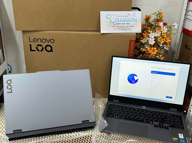 Laptop Lenovo LOQ 15IRX9 83DV012LVN (Intel Core i5-13450HX | RAM 12GB | SSD 512GB | RTX 3050 6GB | 15.6 inch FHD | Win 11 | Xám)
