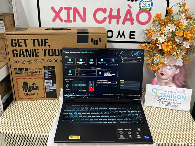 Laptop ASUS TUF Gaming F16 FX608JMR-RV048W (Intel Core i7 14650HX/ RTX 5060/ 16 inch FHD + 165Hz/ 16GB/ 1TB/ Win 11/ Xám)