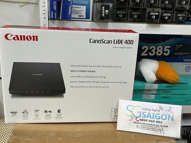 Máy Quét Tài Liệu Canon Lide 400 (A4/ Flatbed/ USB)