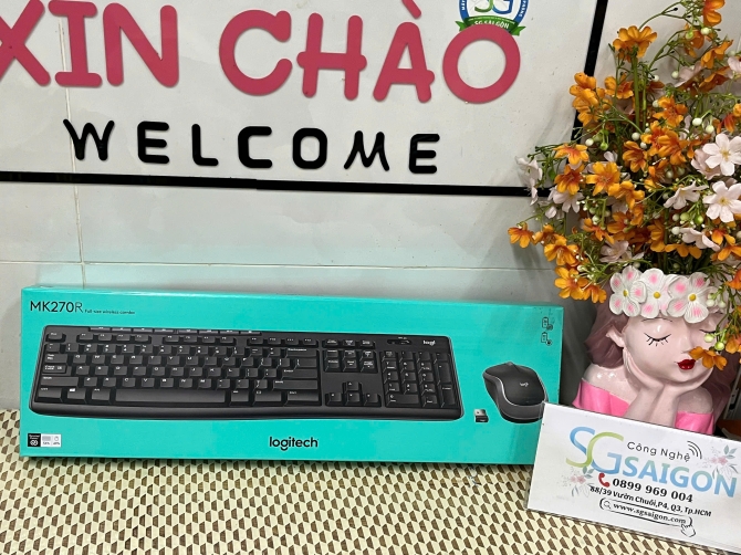 Bàn phím + Chuột Logitech MK270r