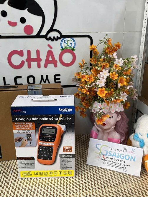 Máy In Nhãn Brother PT-E110 - Chính Hãng