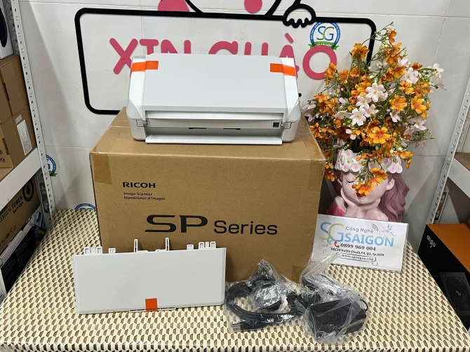 Máy Quét Tài Liệu Ricoh SP-1130N - PA03811-B021 (A4/A5/ Đảo mặt/ ADF/ USB/ LAN)