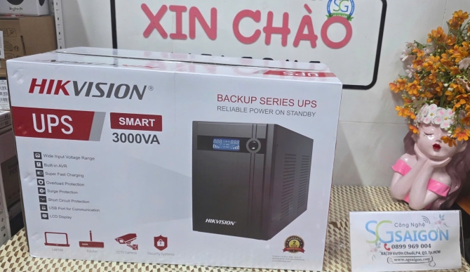 Bộ lưu điện Hikvision DS-UPS3000 (Offline/ 3000VA/1800W)