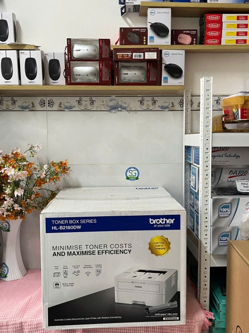 Máy In Laser Đơn Năng Trắng Đen Brother HL-B2180DW (In Đảo Mặt/ A4/ USB/ WIFI)