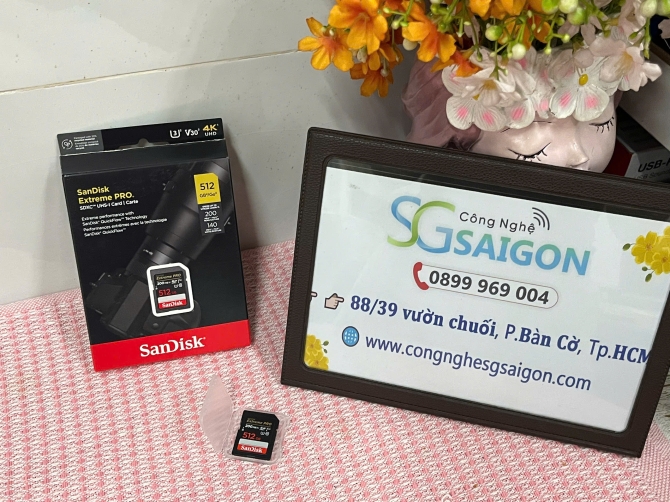 Thẻ nhớ SD 512GB SanDisk Extreme Pro 200 MB/s