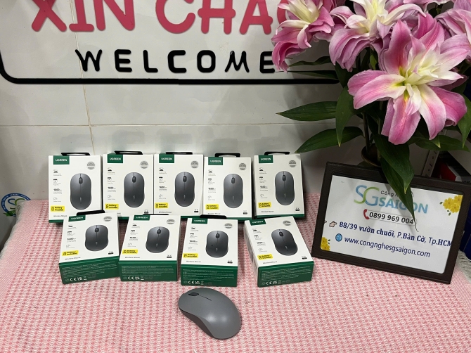 Chuột máy tính không dây UGREEN 65772 USB 2.4GHz
