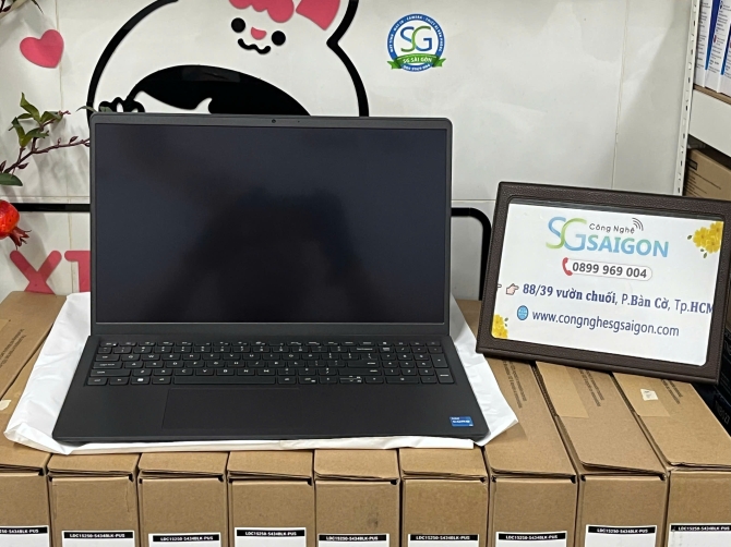Laptop Dell DC15250-5434BLK M4CFY (Core i5-1334U | 8GB DDR5 | 512GB SSD | 15.6 inch FHD Cảm ứng | WIN11 Bản Quyền | CARBON BLACK )