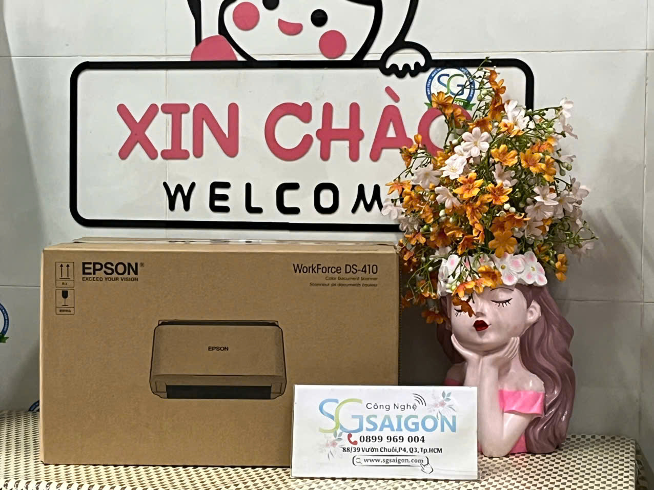 Máy Quét Tài Liệu Epson WorkForce DS-410 (A4/ A5/ 2 Mặt)