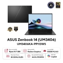 Laptop ASUS Zenbook 14 UM3406KA-PP113WS (RYZEN AI 7 350/ AMD Radeon/ 14 inch 3K 120Hz/ RAM 16GB/ SSD 512GB/ Win 11/ Office/ Đen)