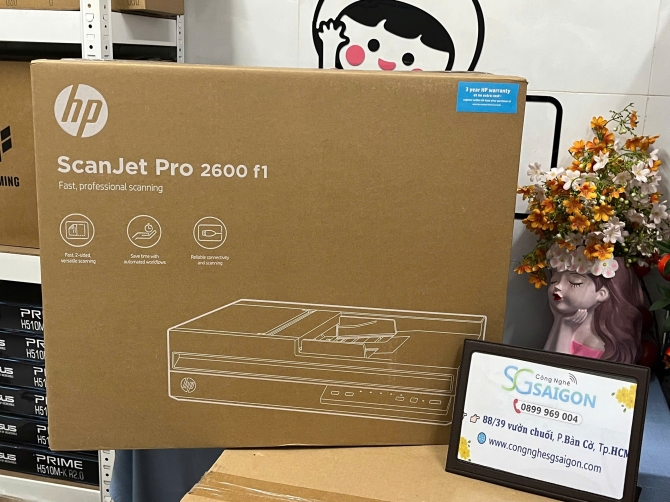 Máy Quét Tài Liệu HP Scanjet Pro 2600 F1 (20G05A)