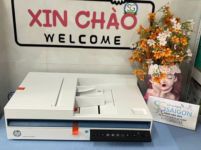 Máy Quét Tài Liệu HP Scanjet Pro 3600 F1 - 20G06A (A4/ A5/ Đảo mặt/ ADF/ USB)