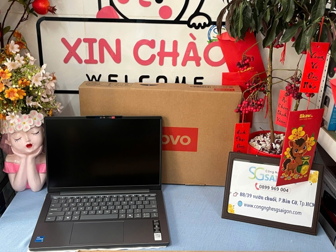 Laptop Lenovo IdeaPad Slim 3 14IRH10 83K00008VN (Core i5-13420H | 16GB | 512GB | Intel UHD Graphics | 14 inch WUXGA | Win 11 | Xám)