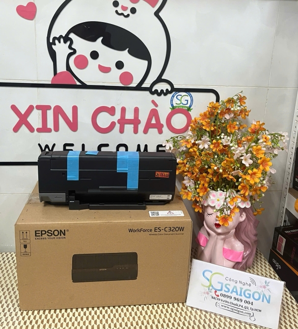 Máy Quét Tài Liệu Epson ES-C320W (Scan Đảo Mặt/ A4/ A5/ USB/ WIFI)