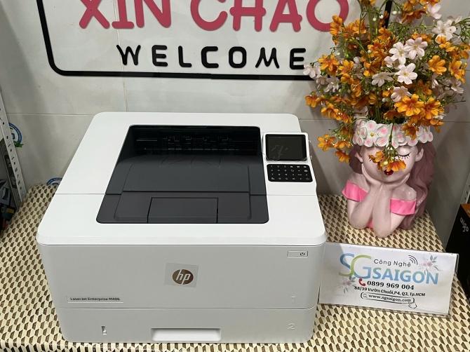 Máy in HP LaserJet Enterprise M406dn Printer 3PZ15A (In đảo mặt/ A4/ A5/ USB/ LAN)