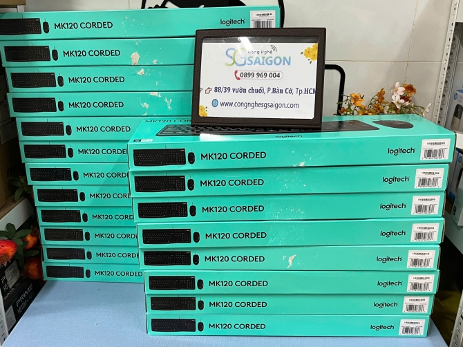 Combo Bàn Phím Và Chuột Logitech MK120