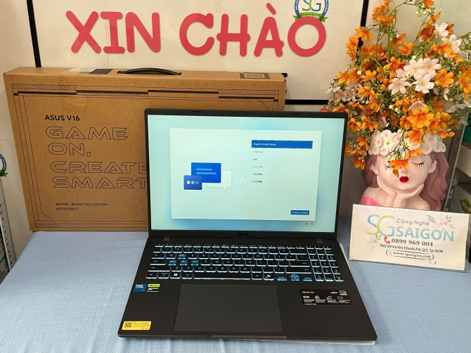 Laptop ASUS Vivobook Gaming V16 V3607VH-RP025W (Core 7 240H | RAM 16GB | SSD 512GB | RTX 5050 | 16inch WUXGA 144Hz | Win 11 | Đen)