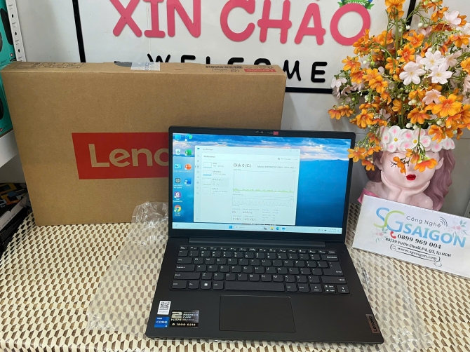 Laptop Lenovo IdeaPad Slim 3 14IRH10 83K00008VN (Core i5-13420H | 16GB | 512GB | Intel UHD Graphics | 14 inch WUXGA | Win 11 | Xám)