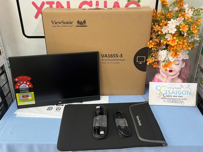 Màn Hình Di Động ViewSonic VA1655-3 (15.6 inch - IPS - FHD - 60Hz - 7ms)