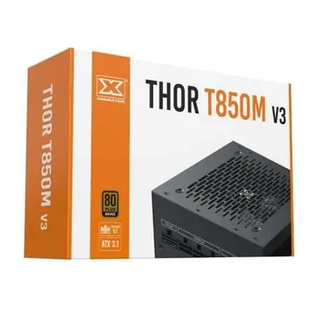 Nguồn Máy Tính Xigmatek Thor T850M V3 (850W, Modular, 80Plus Bronze, PCIE Gen 5.1, ATX 3.1) - EN43338