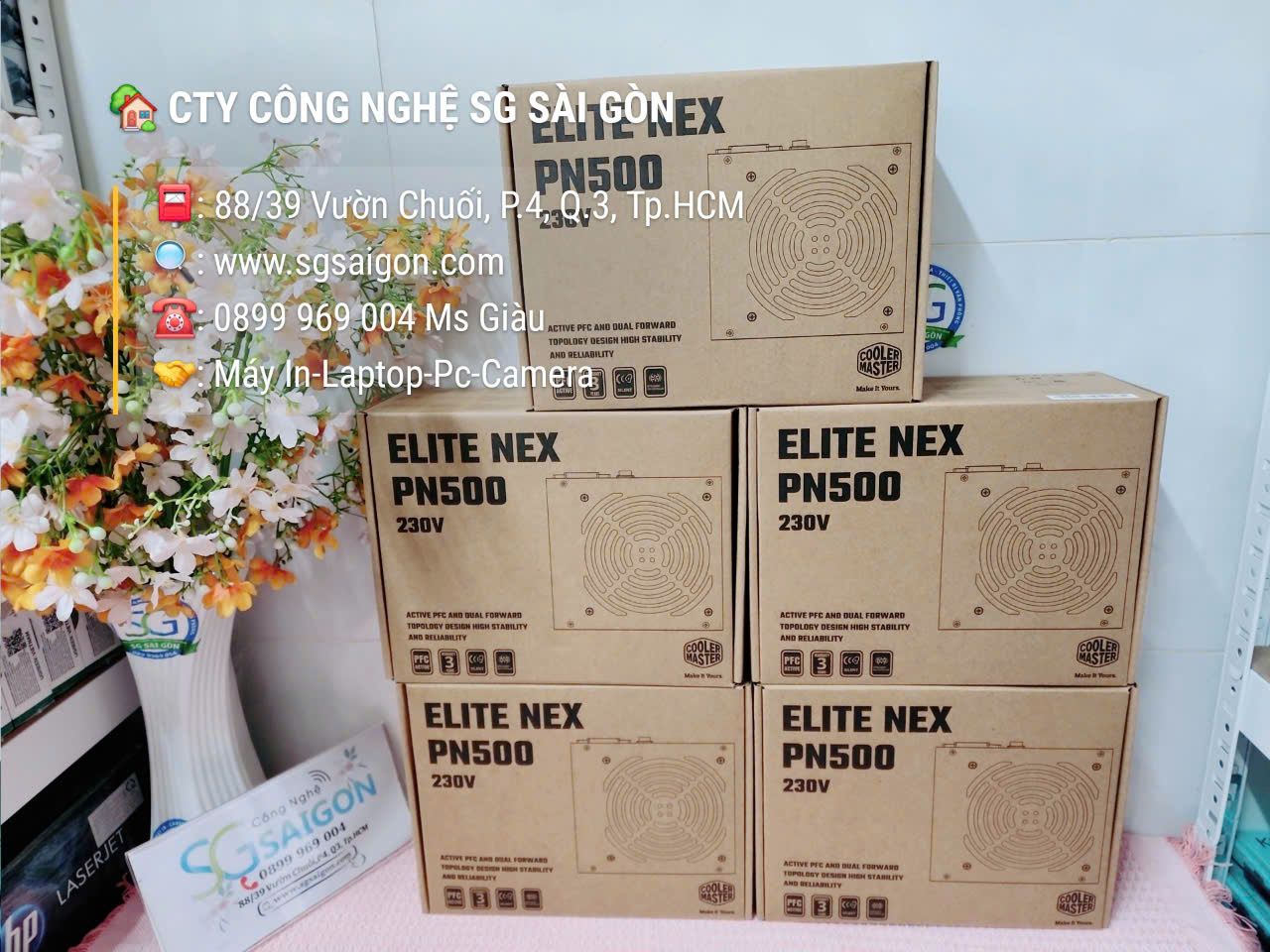 Nguồn Máy Tính Cooler Master Elite NEX PN500 500w 230V Peak