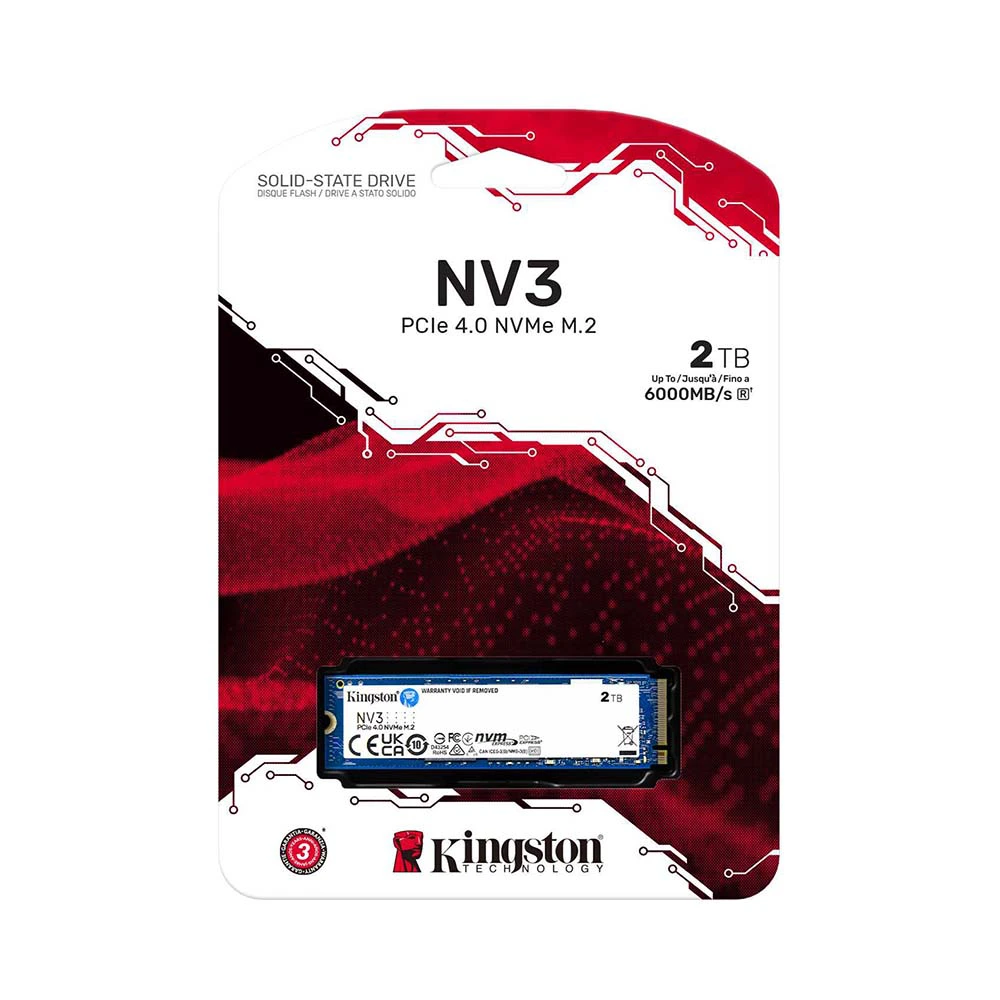 Ổ Cứng SSD Kingston NV3 2TB PCIe 4.0 x4 M.2 NVMe (SNV3S/2000G)