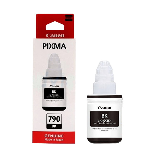 Mực In Phun Màu Chính Hãng Canon GI-790BK - Màu Đen