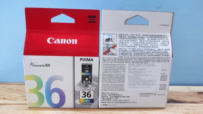Hộp Mực In phun Canon CLI-36C - (Dùng cho máy in phun IP100/ IP110/TR150)