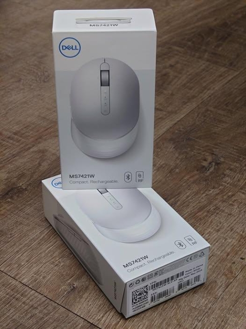 Chuột không dây Dell MS7421W bạc (USB/Bluetooth)