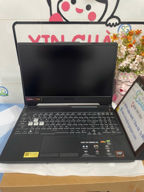 Laptop Asus TUF Gaming A15 FA506NCG-HN390W (Ryzen 7 155 | 16GB | 512GB | RTX 3050 4GB | 15.6inch FHD 144Hz | Win 11 | Đen)