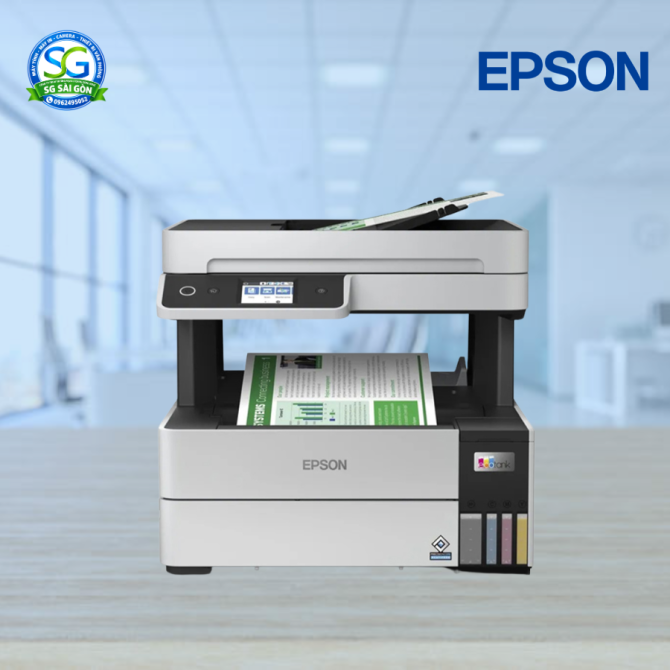 Máy in phun màu Epson L6460 (A4/A5 | In | Copy | Scan | Fax | Đảo mặt | ADF | USB | LAN | WIFI)