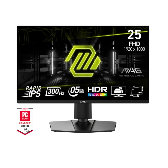 Màn hình Gaming MSI MAG 255PXF (24.5 inch | IPS | FHD | 300Hz | 0.5ms | Loa)