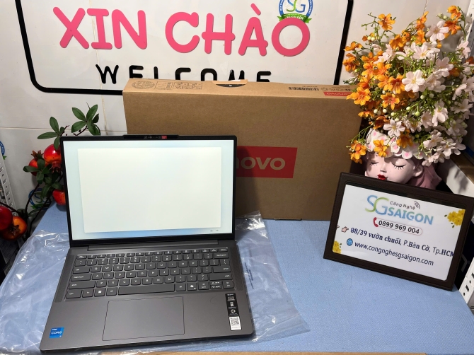 Laptop Lenovo IdeaPad Slim 3 14IRH10 83K0000AVN (Core i5-13420H | 24GB | 512GB | Intel UHD Graphics | 14 inch WUXGA | Win 11 | Xám)