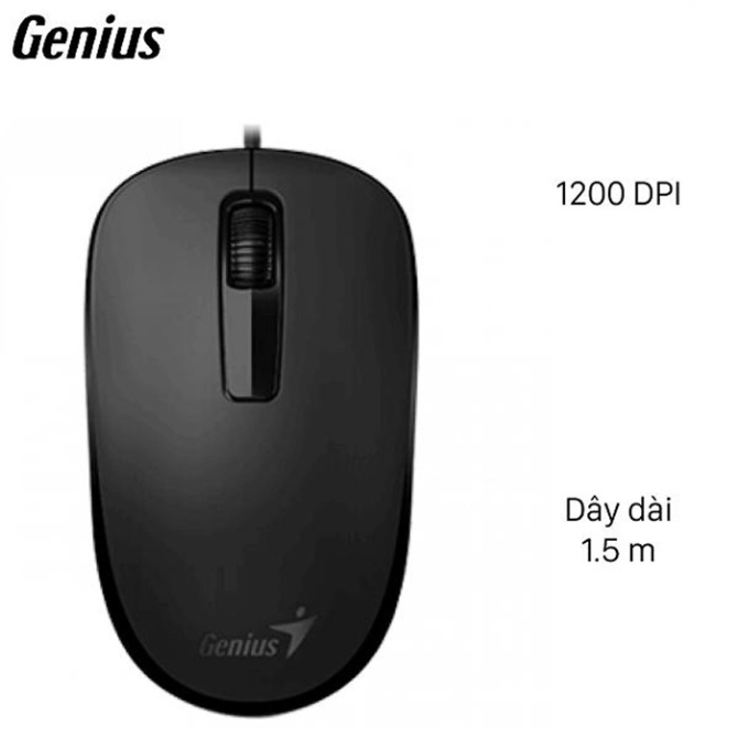 Chuột Có Dây Genius DX125 - cổng USB