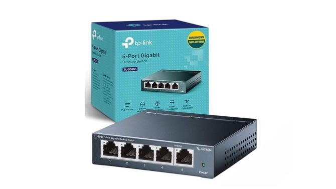 Switch 5 Port TP-Link TL-SG105 (5 Port 10/100/1000)