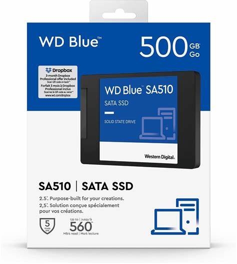 Ổ Cứng SSD WD Blue SA510 500GB WDS500G3B0A SATA 2.5 inch