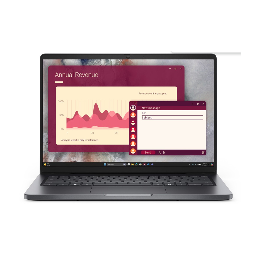 Laptop Dell Pro 14 PC14250 71076111 (Core 5 120U | 16GB | 1TB | Intel Graphics | 14 inch FHD+ | Win 11 Pro | Đen)